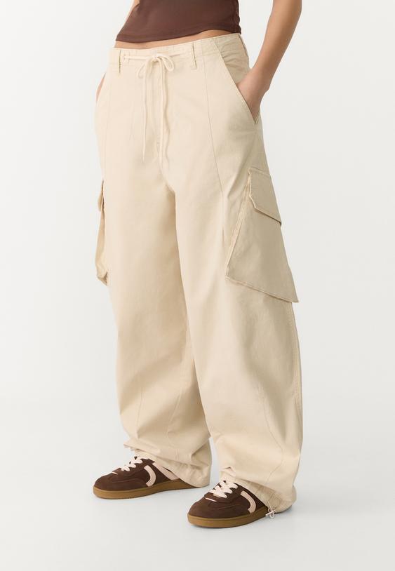 Barrel balloon fit kargo pantolon_4