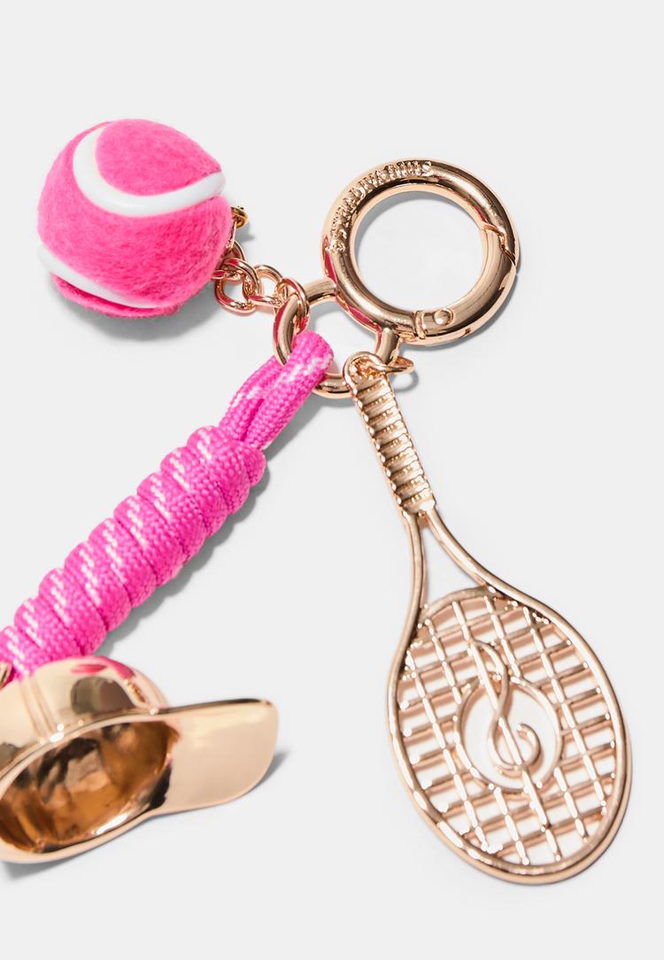 Stradivarius Μπρελόκ Charm Τένις Φλούο Ροζ Os φωτογραφία