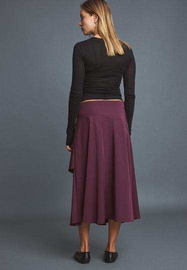 Layered midi skirt — Purple 5
