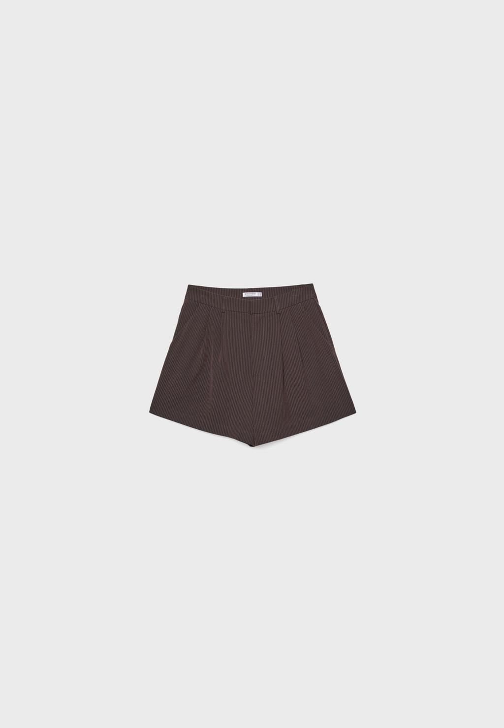 Shorts vestir pinzas rayas