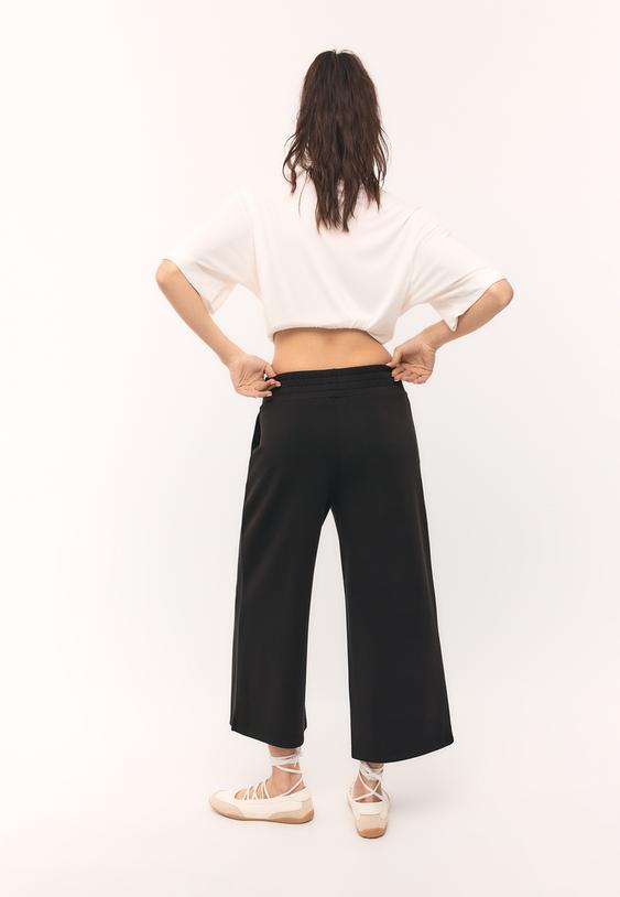pantalon culotte tacto suave
