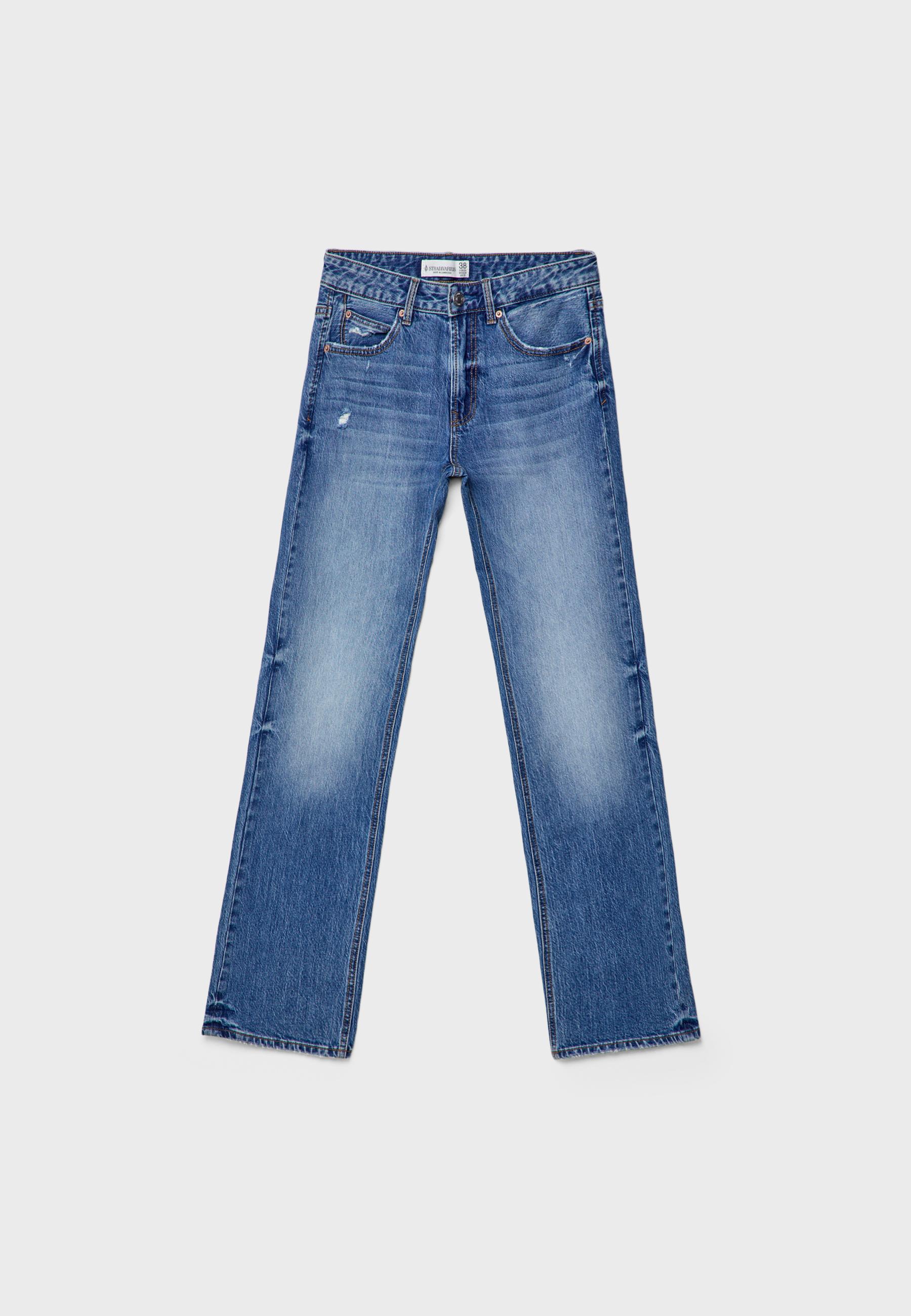 D98 Straight fit Kot Pantolon - Görsel 8