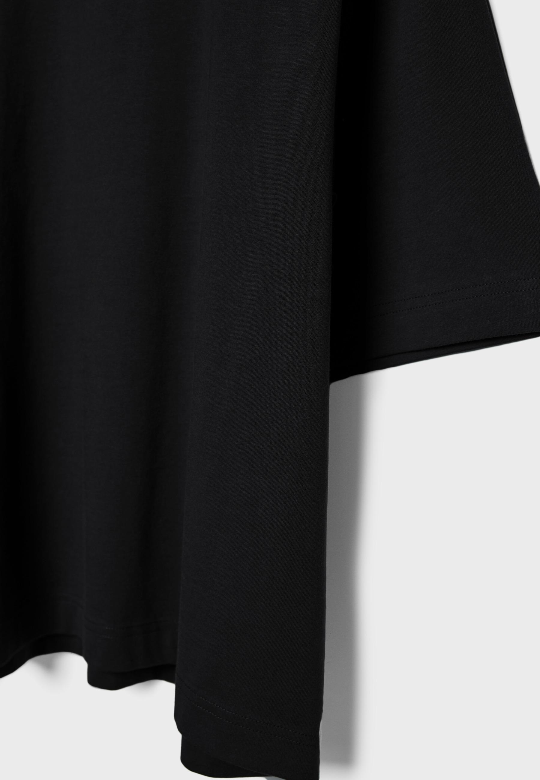 Oversize short sleeve T-shirt — Black