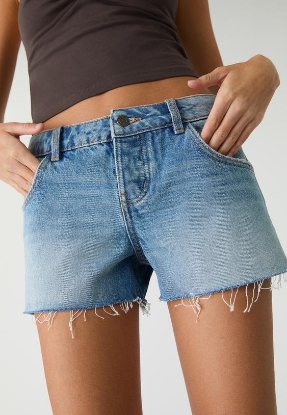 shorts mini denim