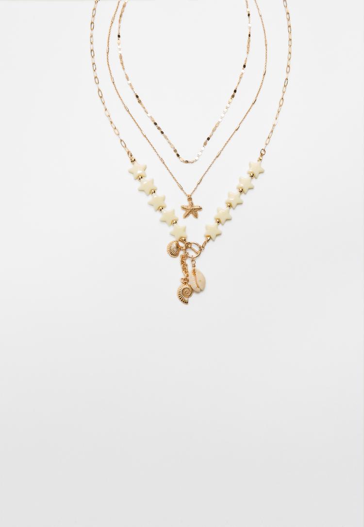 set 3 collares bajo el mar