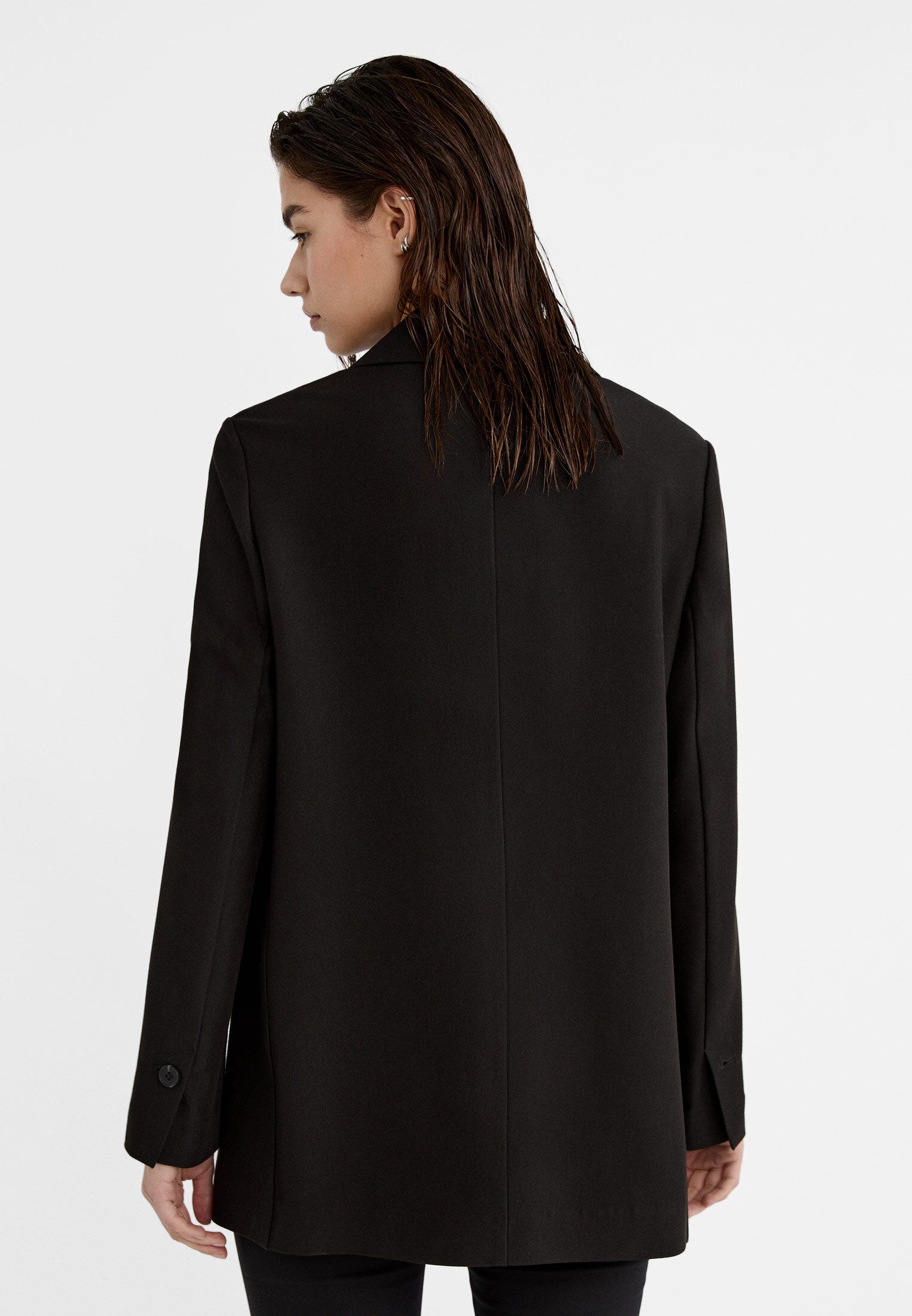 Regular fit blazer — Black