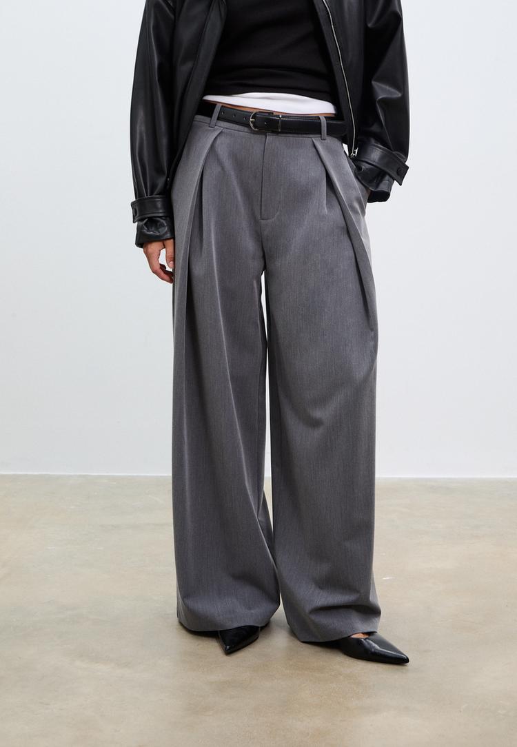 pantalon maxi pinza cinturon