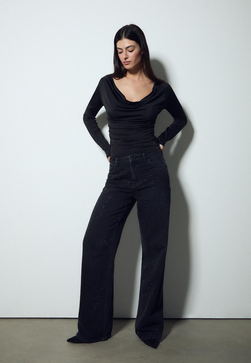 Vestito corto con scollo a V - BLU - - 27.00 Vestito corto con scollo a V - BLU - - 27.00