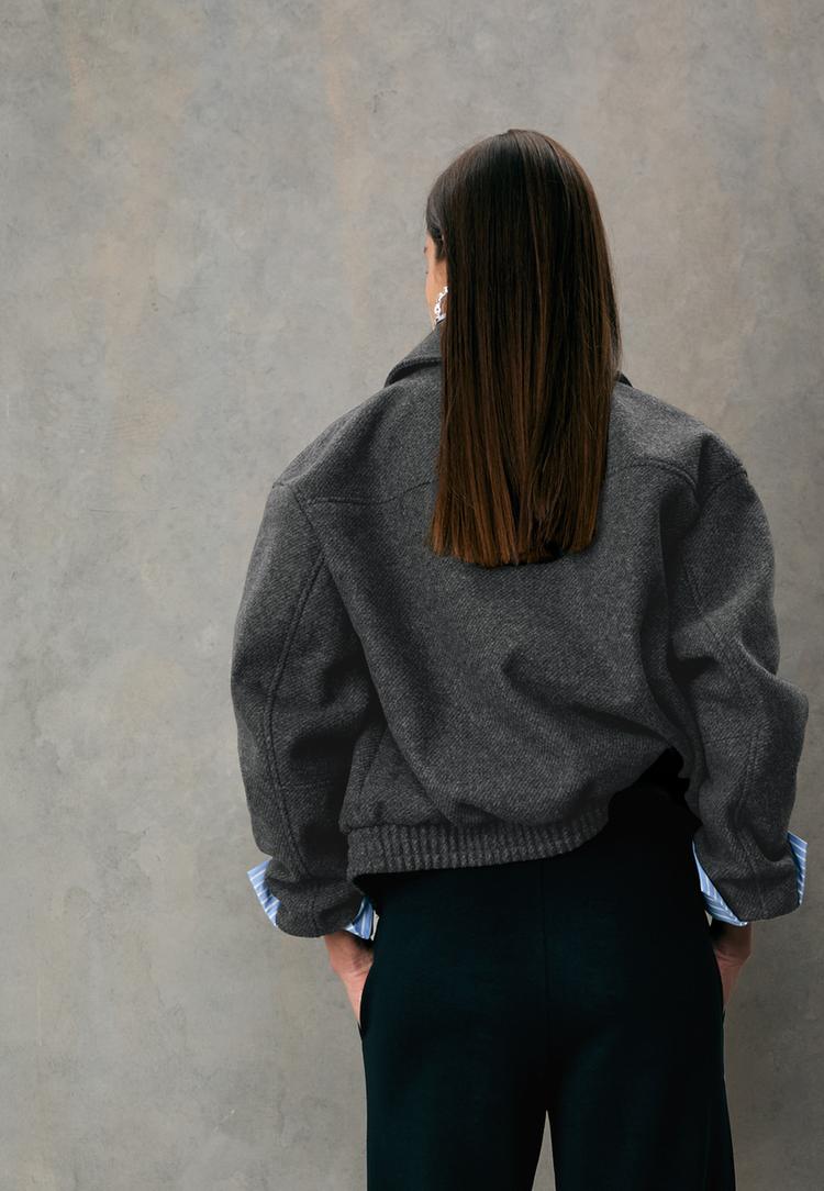 cazadora bomber tacto suave