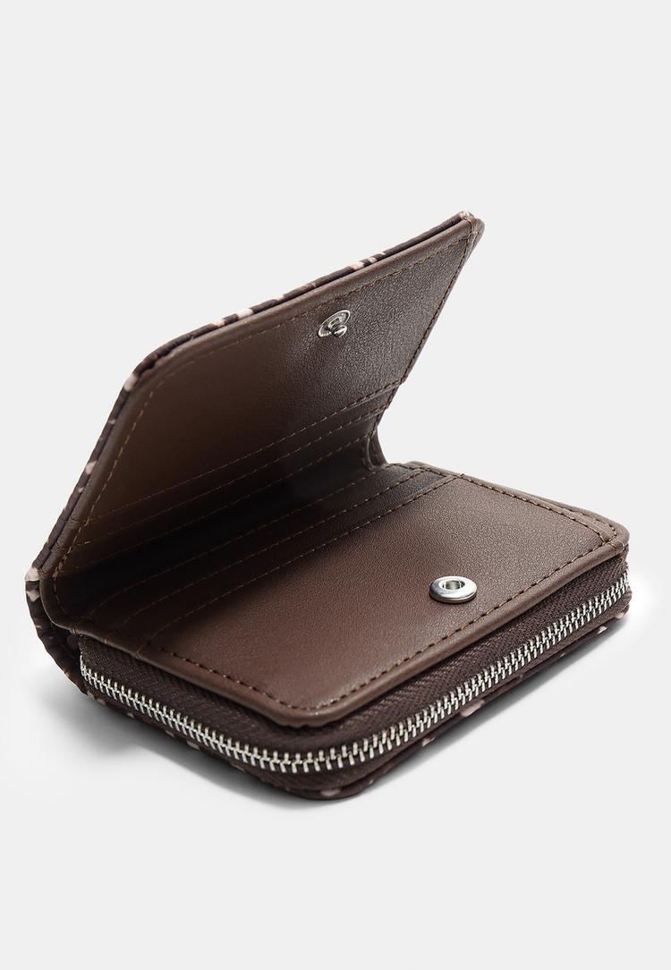 monedero cremallera estampado
