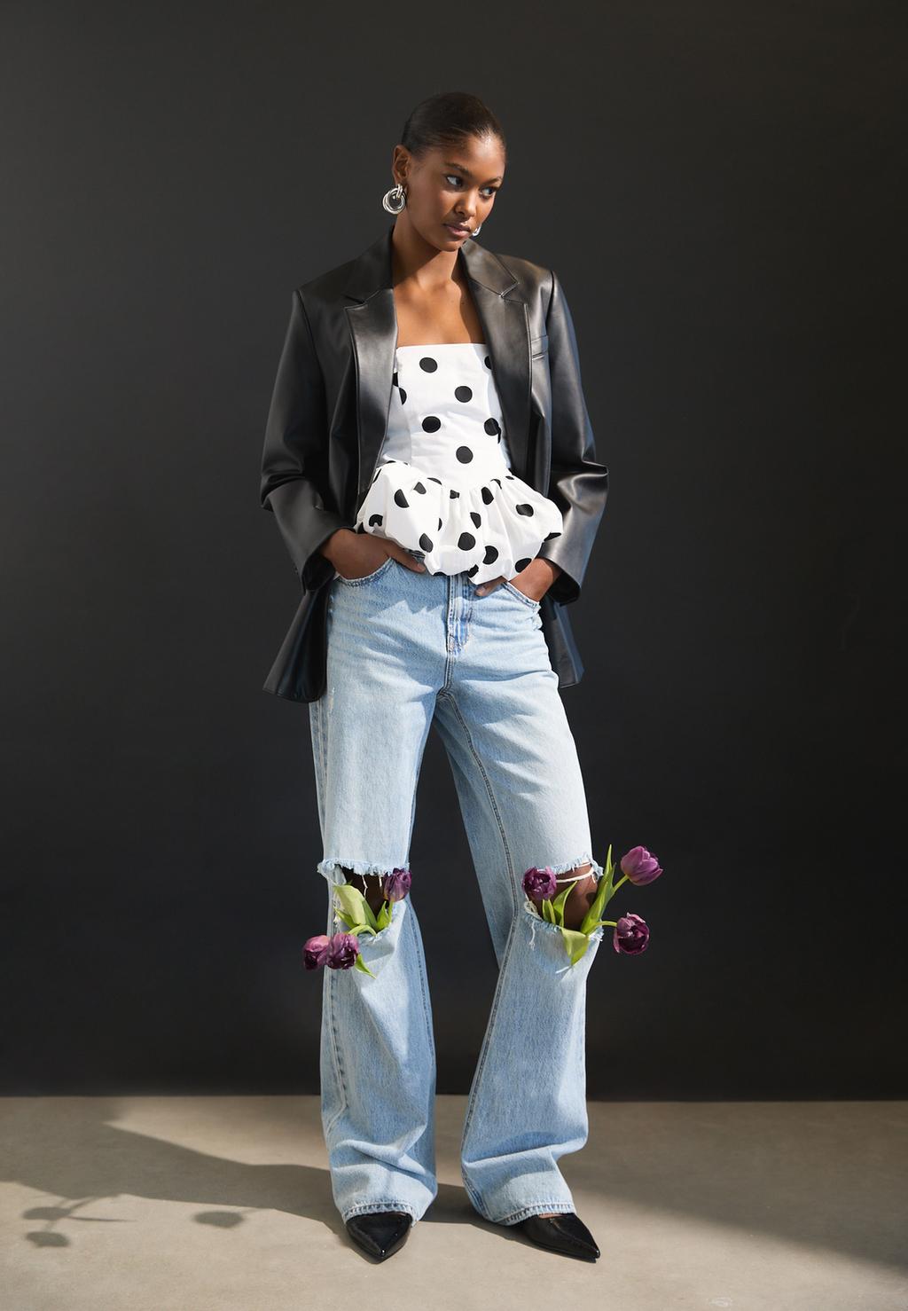 D92 straight wide-leg jeans