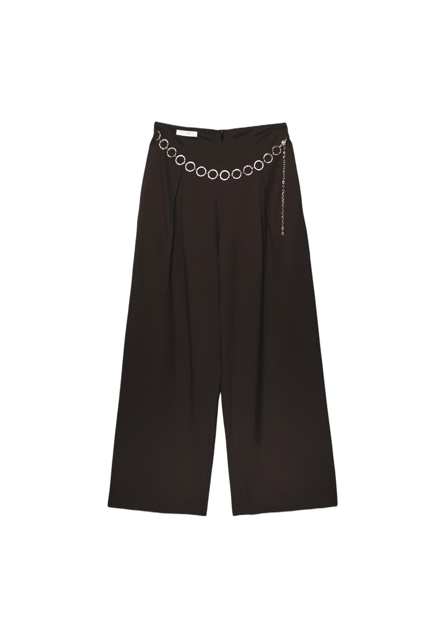 Zincirli pensli liyosel pantolon - Görsel 10