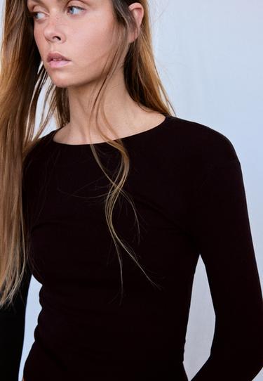 Basic long sleeve T-shirt — Black 6