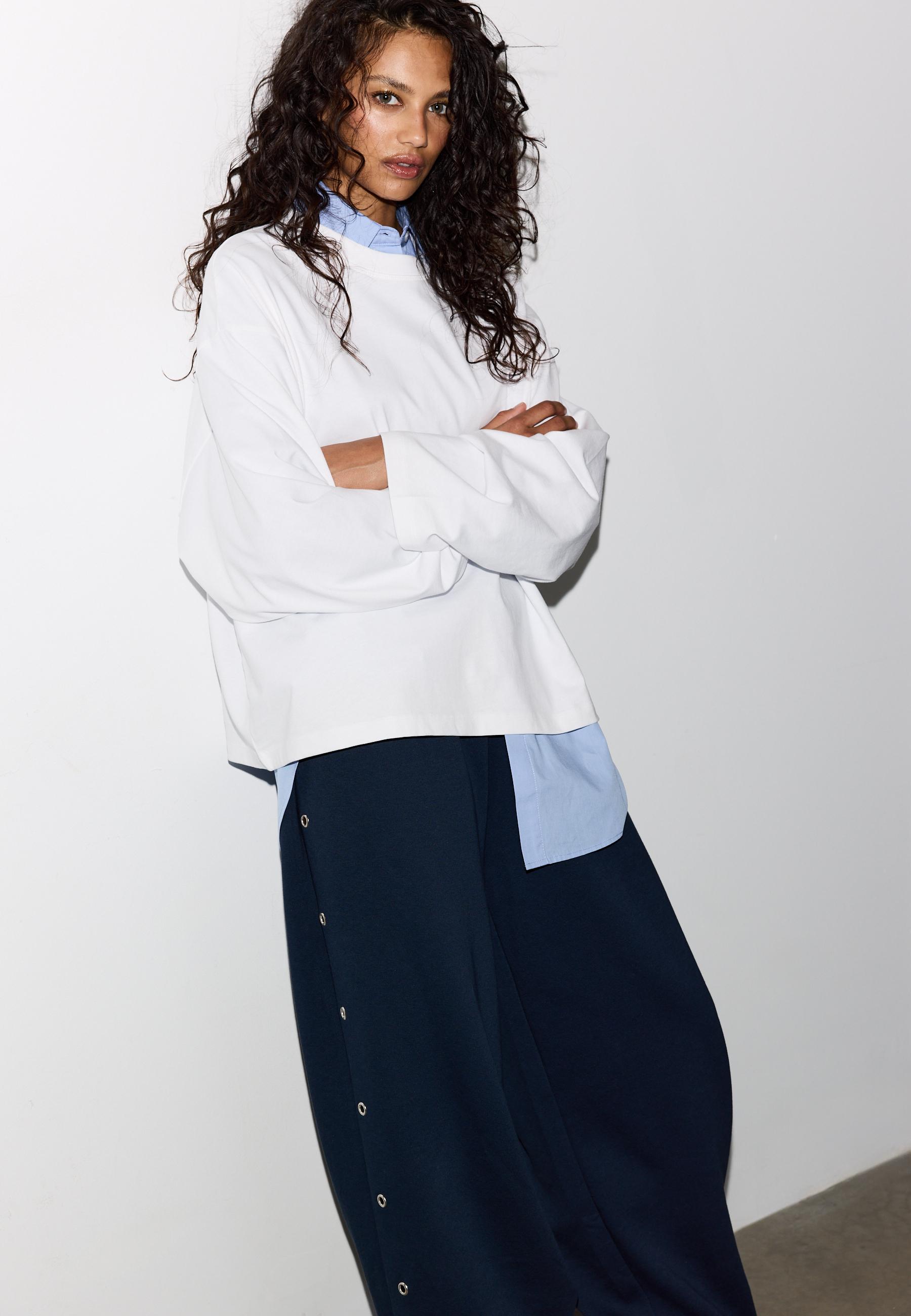 Oversize shirt — Sky blue