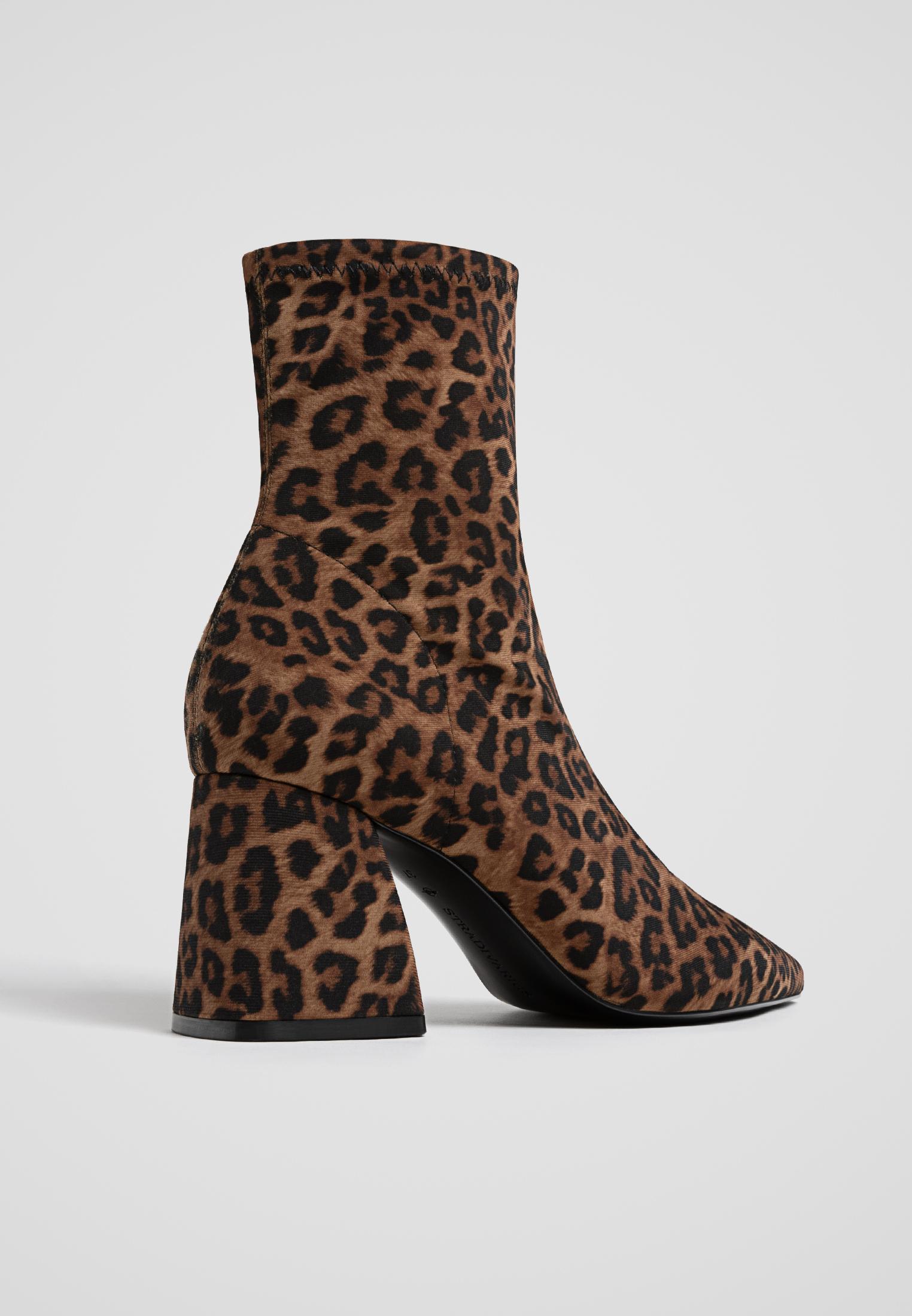 Designer leopard print boots online