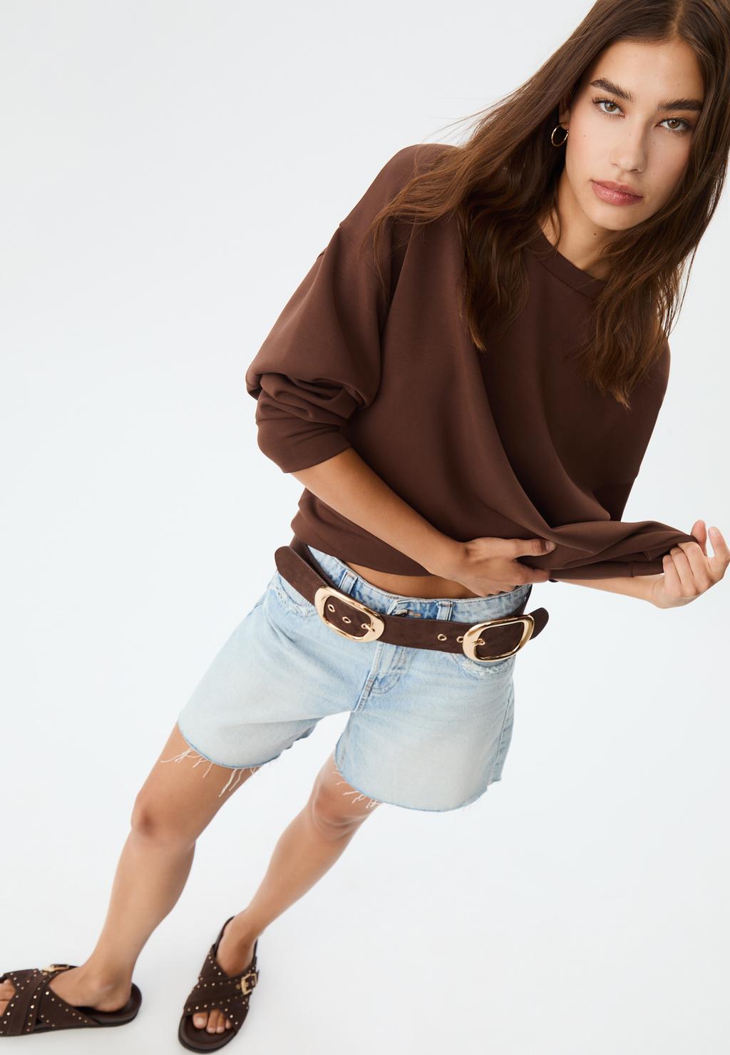 Sweat basique doux au toucher