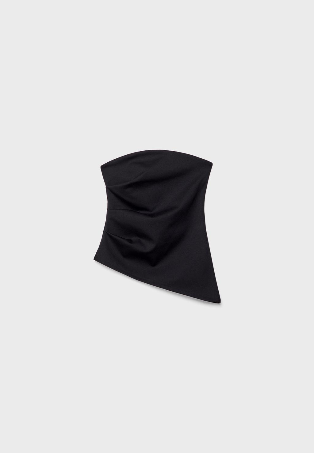 Asymmetric bandeau top