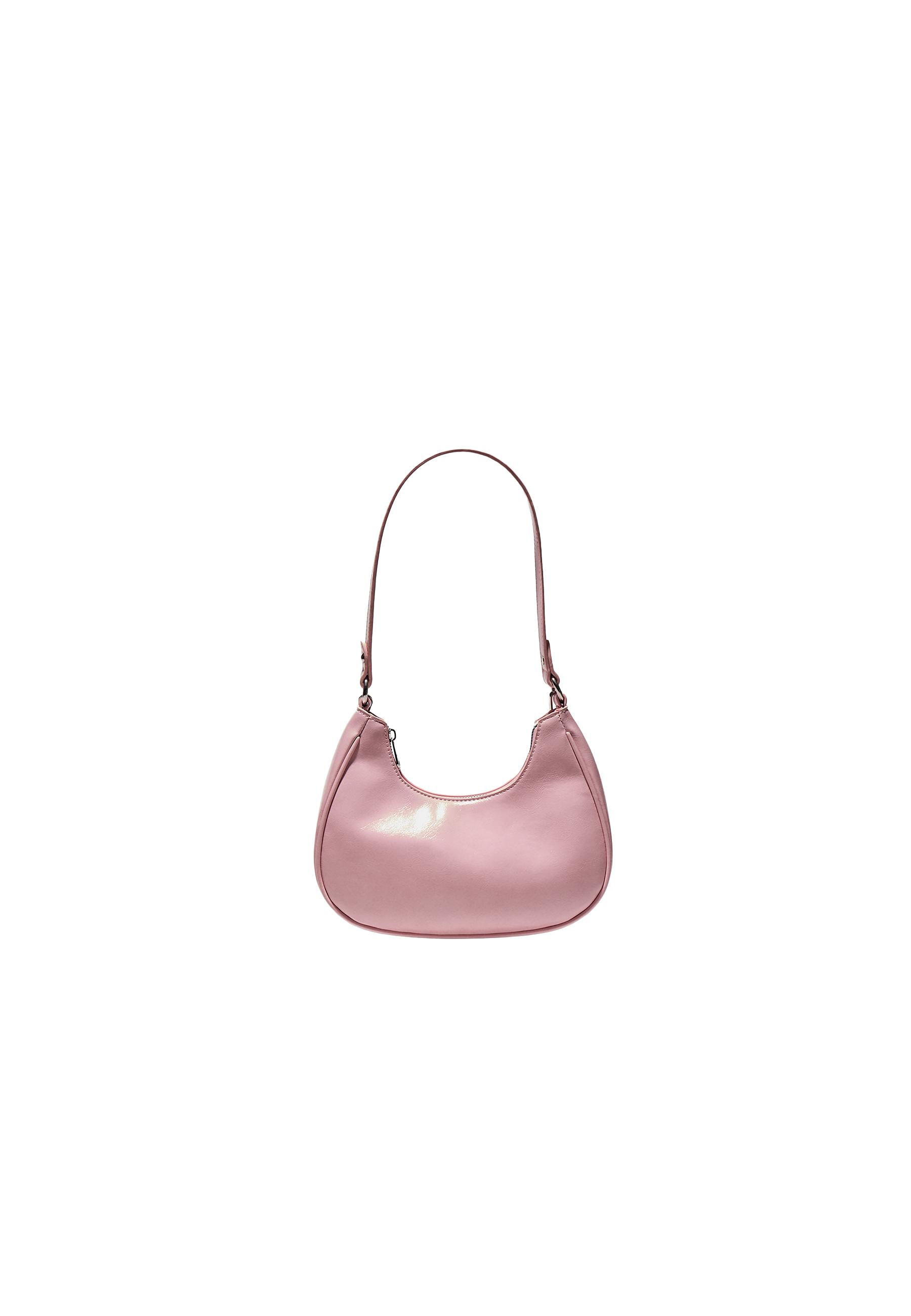 Half-moon shoulder bag — Pastel pink
