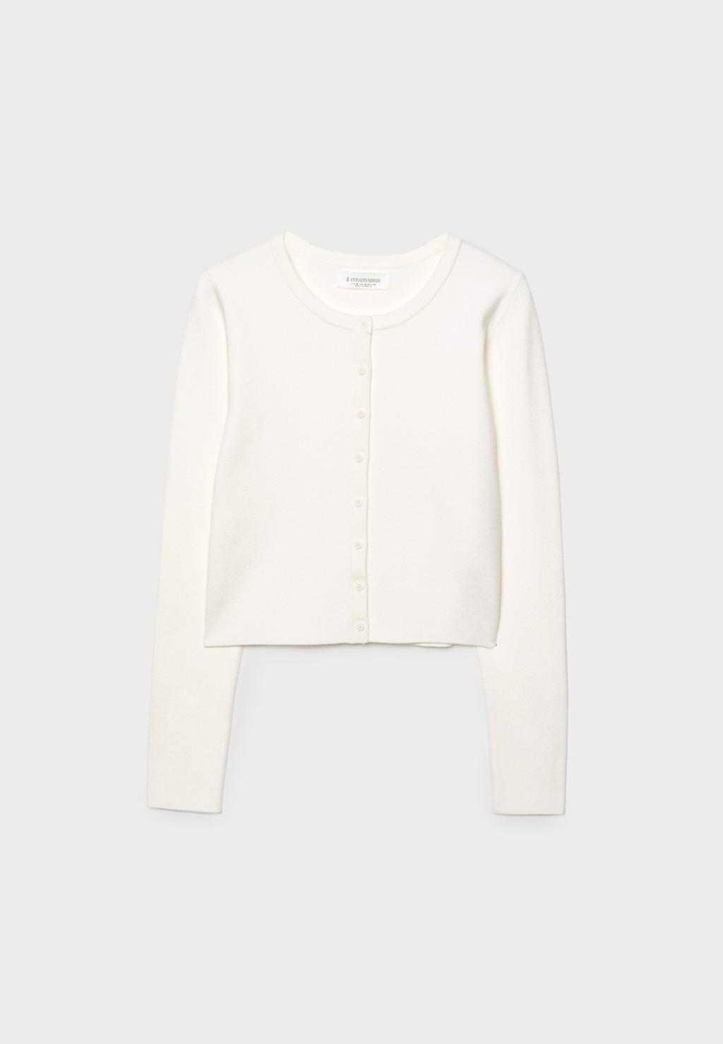 Chaqueta punto botones
