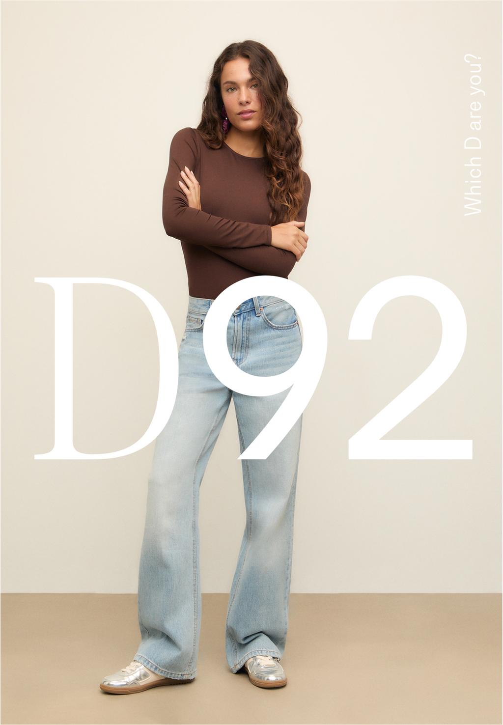 D92 straight wide-leg jeans