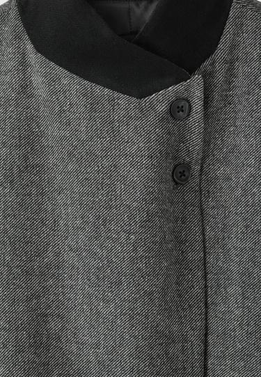 Asymmetric blazer — Dark grey 9