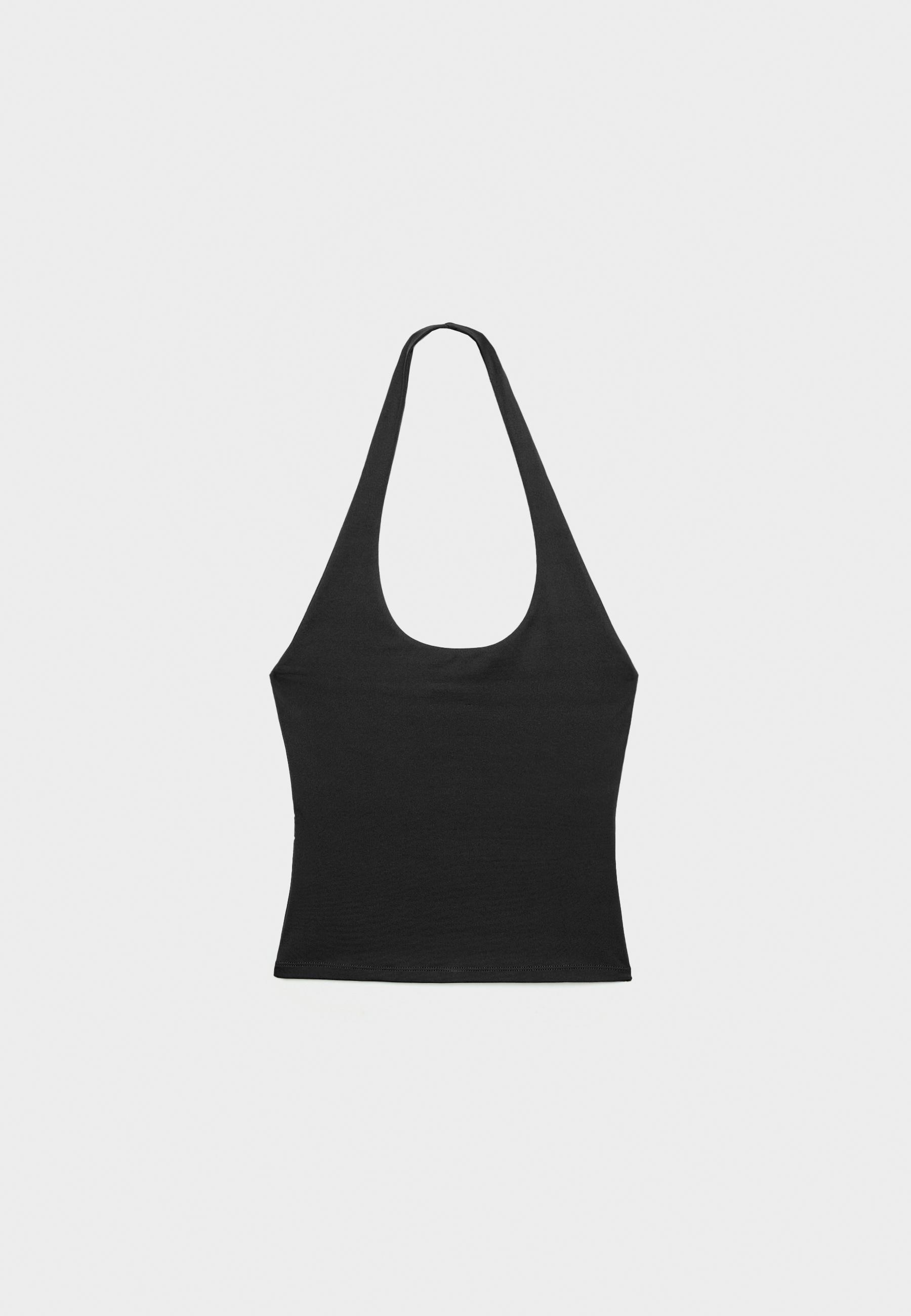 Stradivarius Halter yaka t-shirt görsel 5