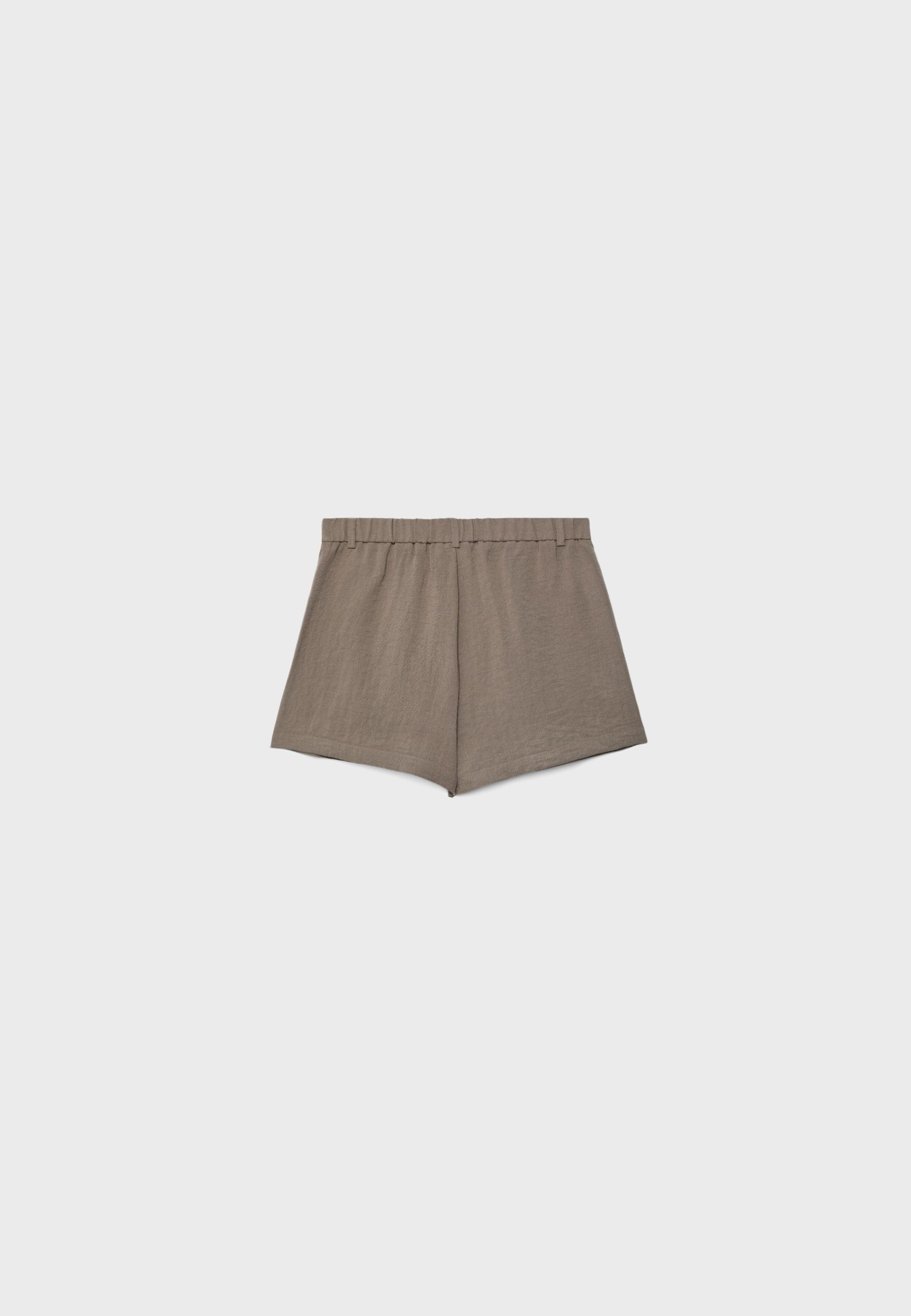 Smart rustic shorts — Brown