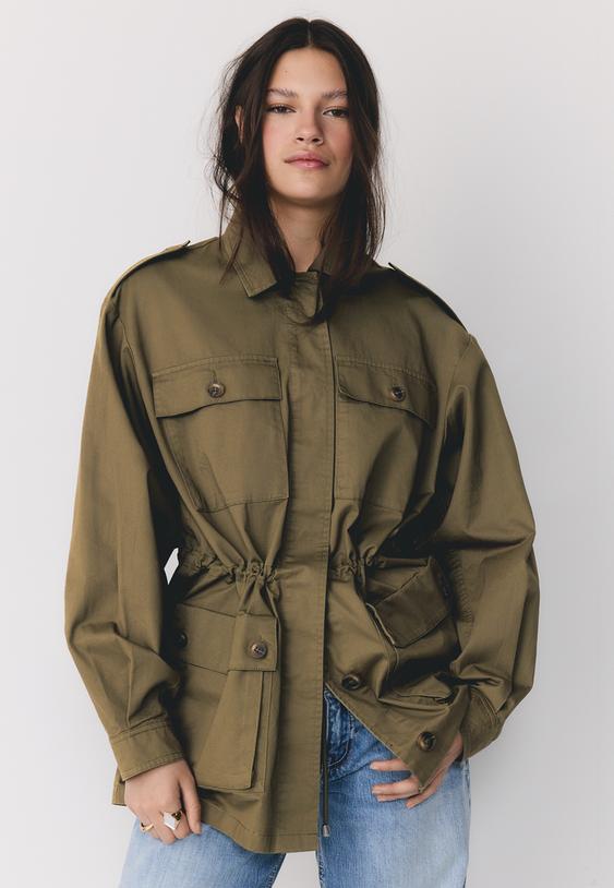 parka algodon bolsillos