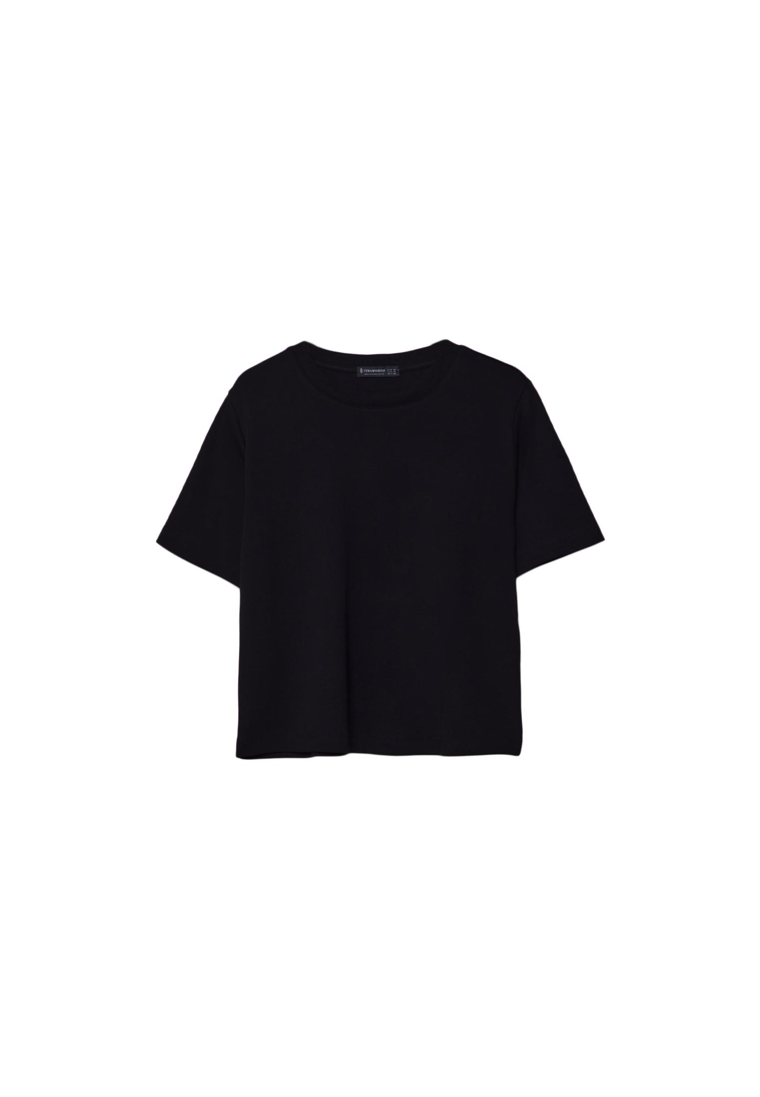 B01 Heavyweight regular fit basic T-shirt — Black