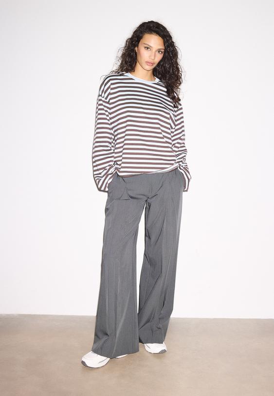 pantaloni eleganti con fascia in vita