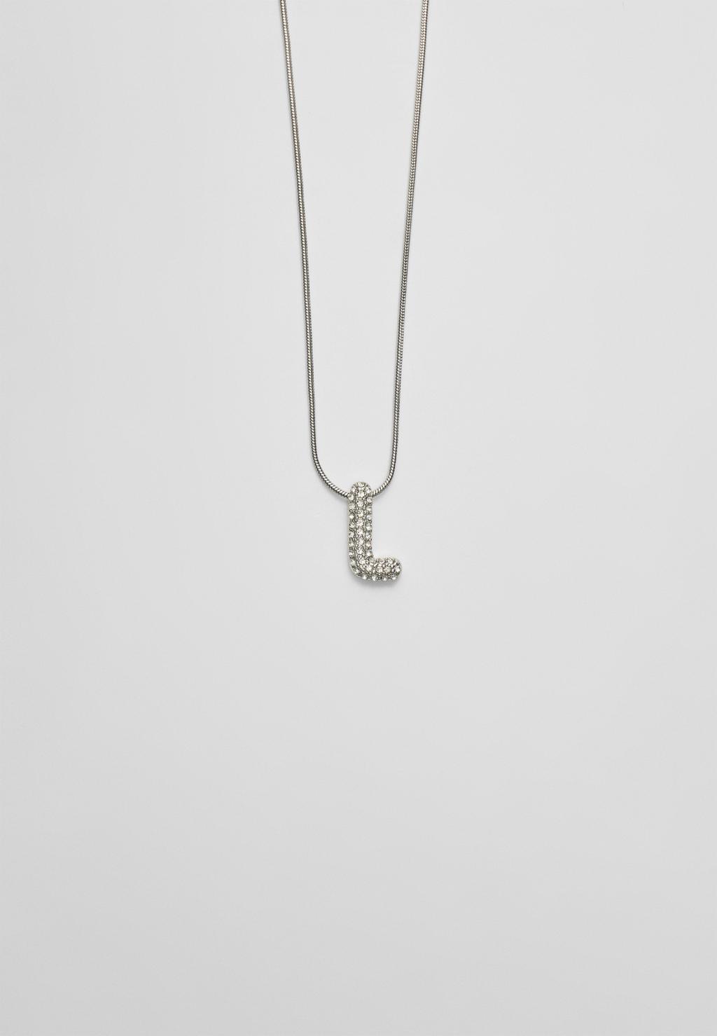 Collier initiale brillants