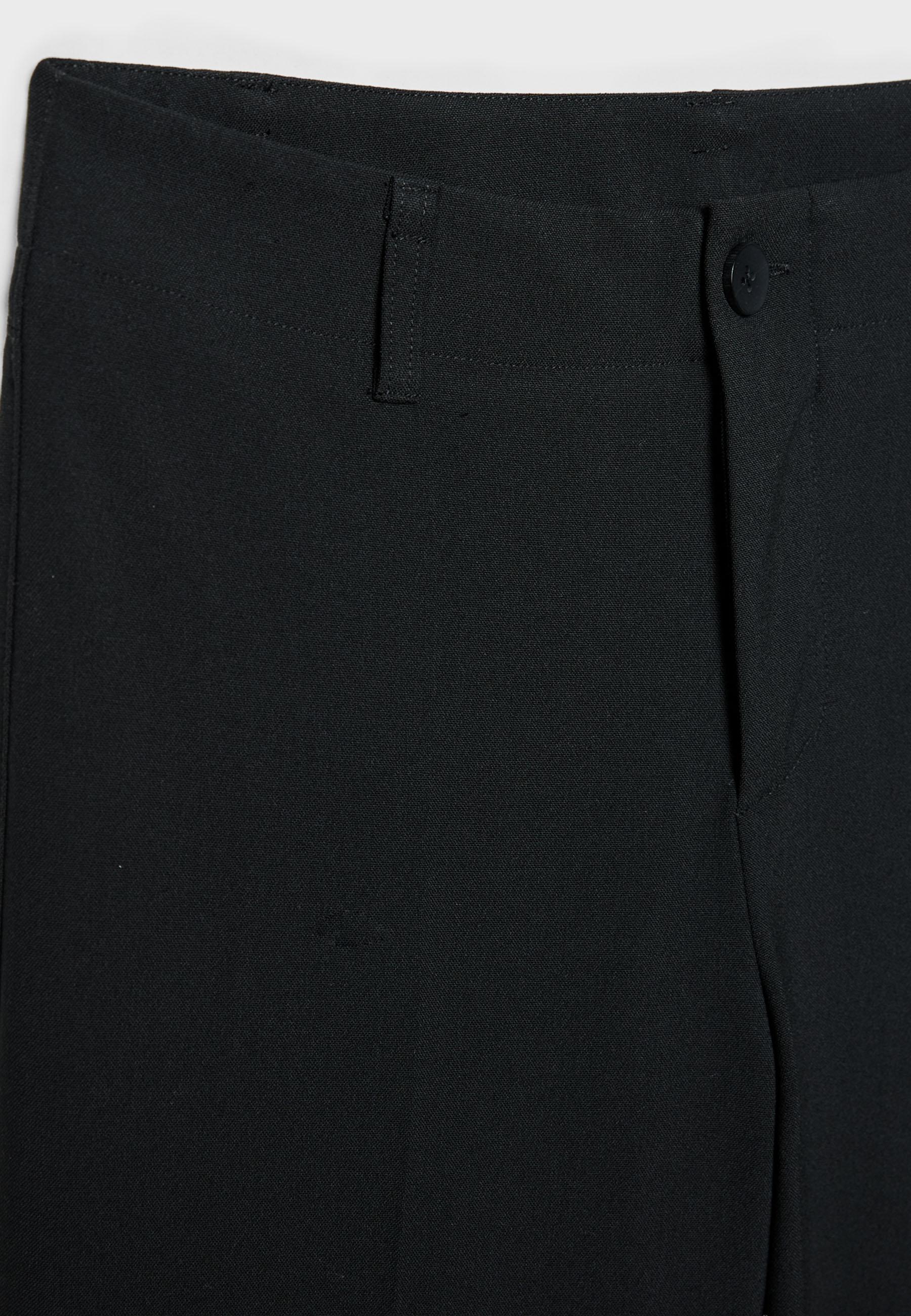 Slim fit straight-leg trousers