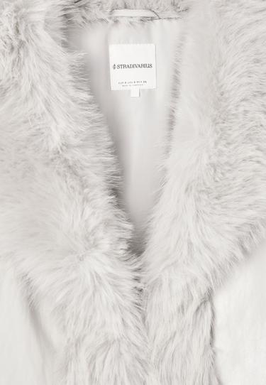 Faux fur collar jacket — Vanilla 9