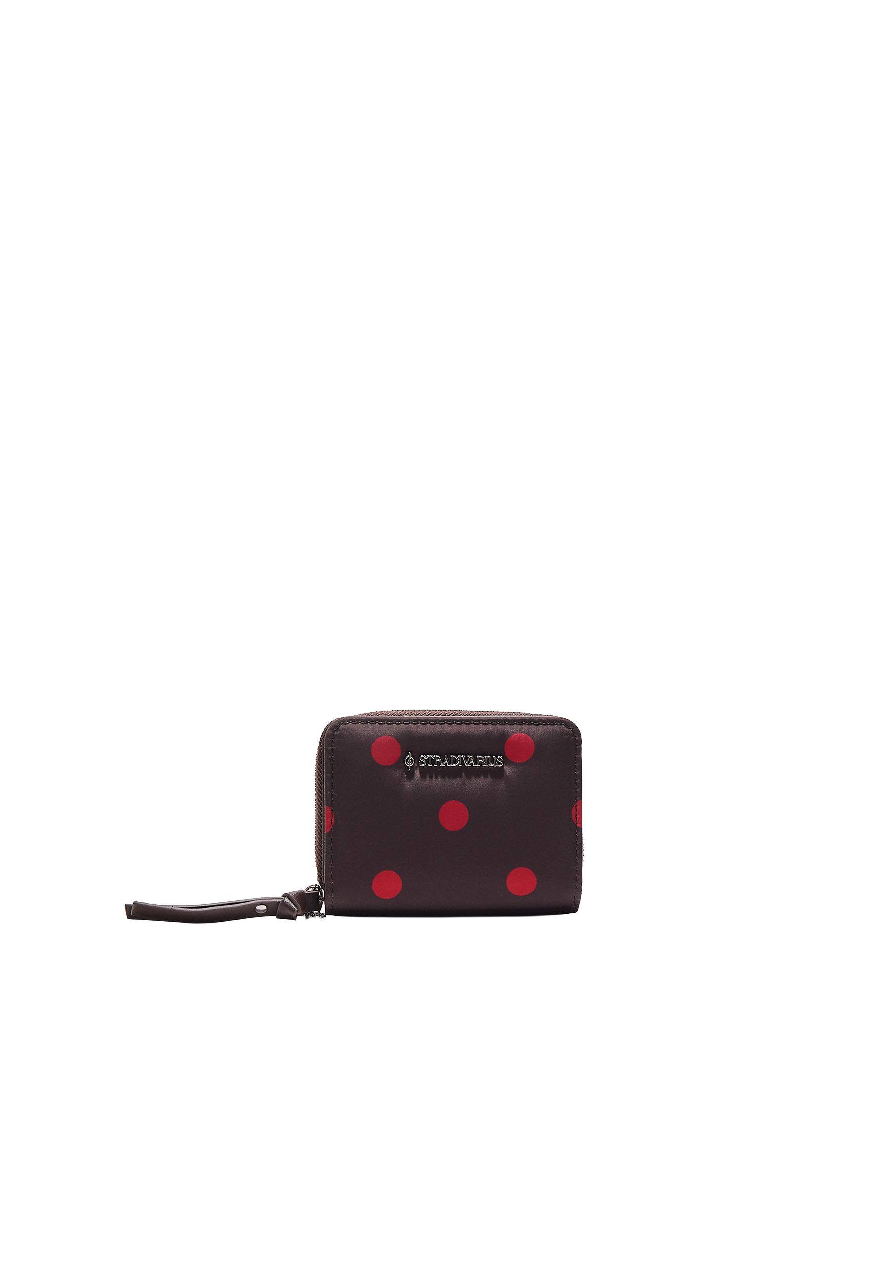 Polka dot card holder purse