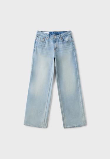 D91 low-rise wide-leg jeans — MEDIUM LIGHT BLUE DENIM 7