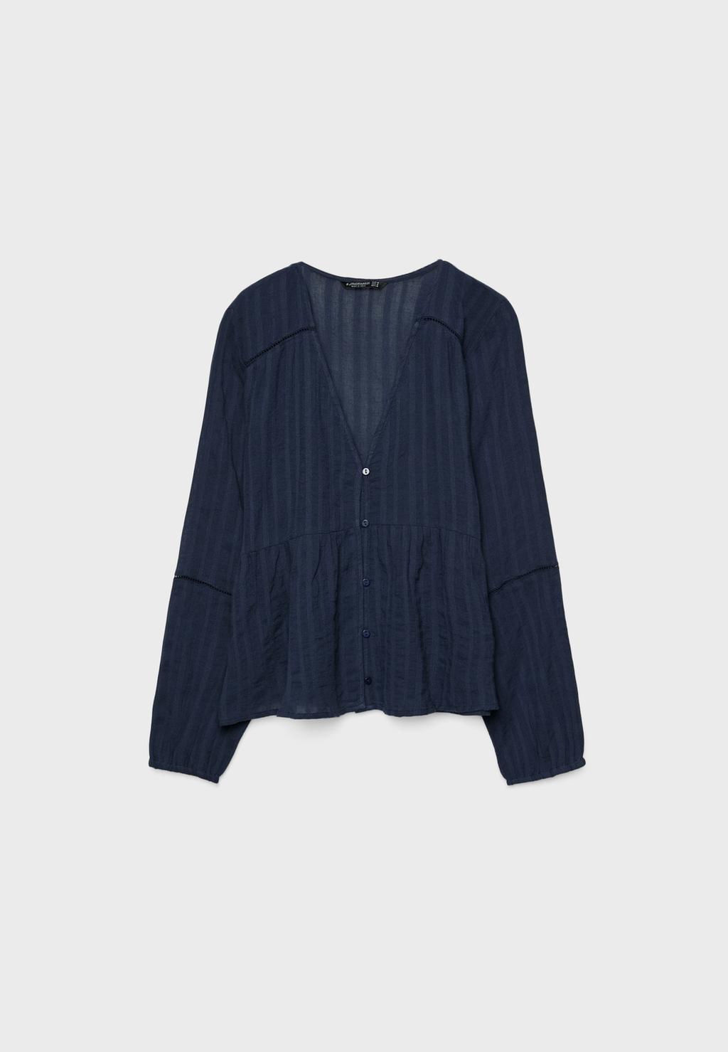 Blusa fluida entredoses