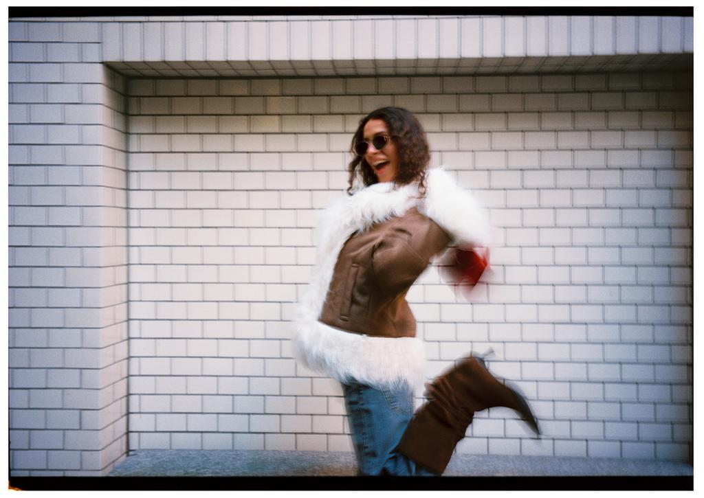 Long Faux Fur Reversible Jacket