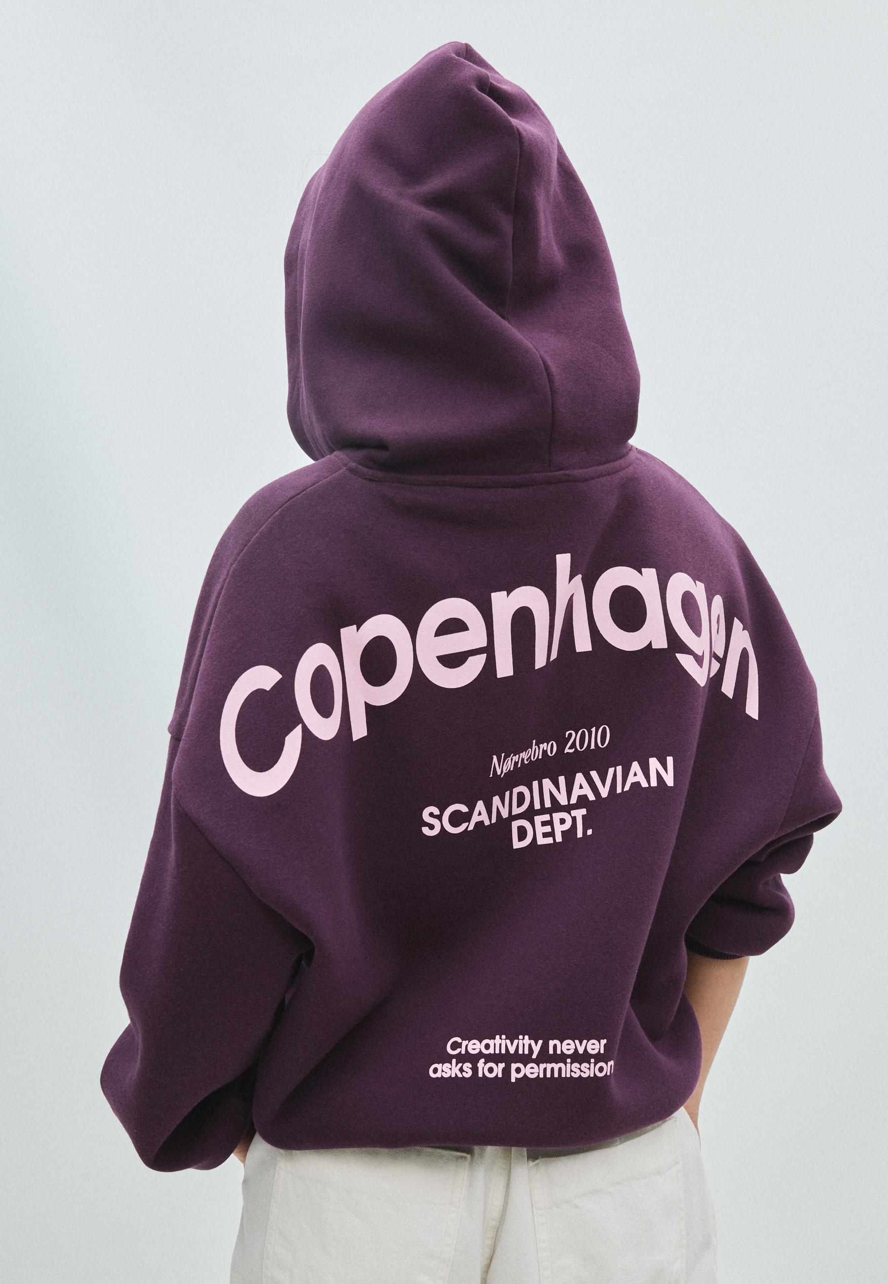 Oversized graphic sweatshirt — Purple
