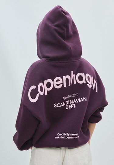 Graphic oversize sweatshirt — Purple 5