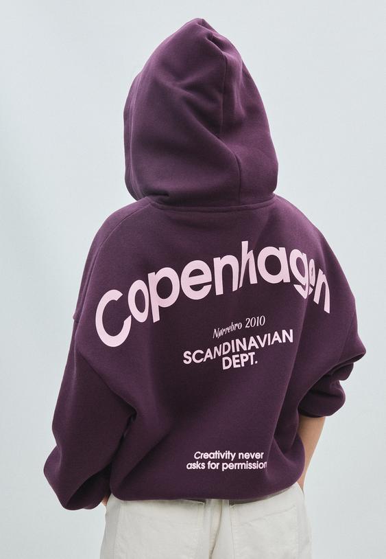 sweat oversize graphique