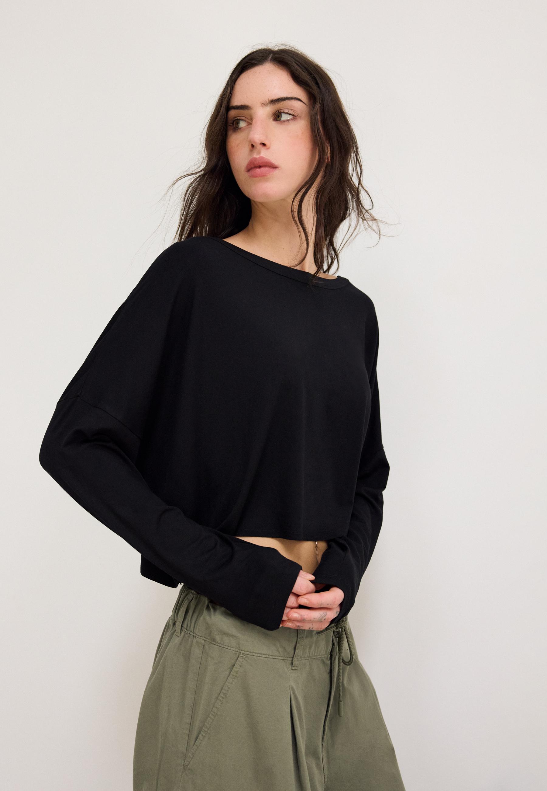Long sleeve T-shirt — Black