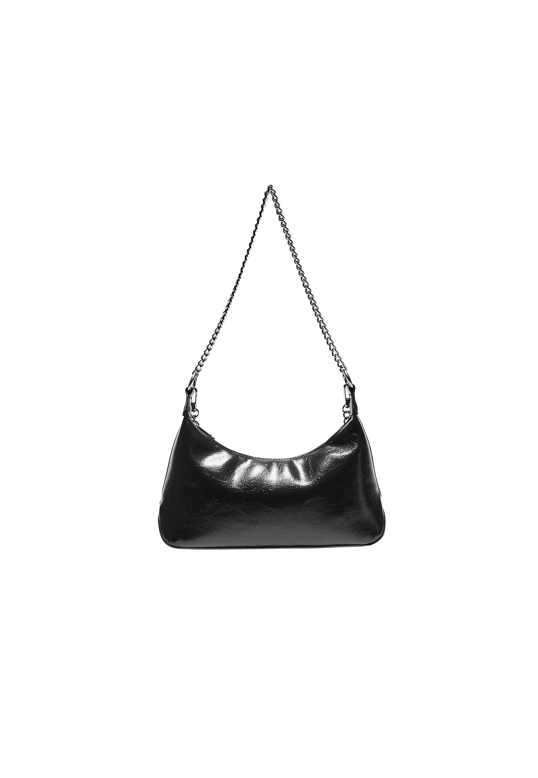 Crossbody bag with chains — Black