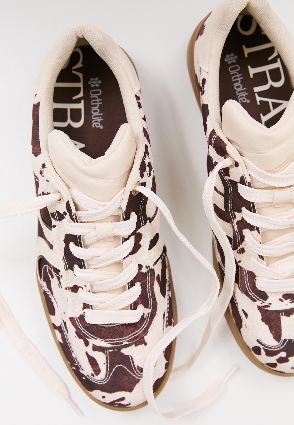 Zapatillas print efecto pelo