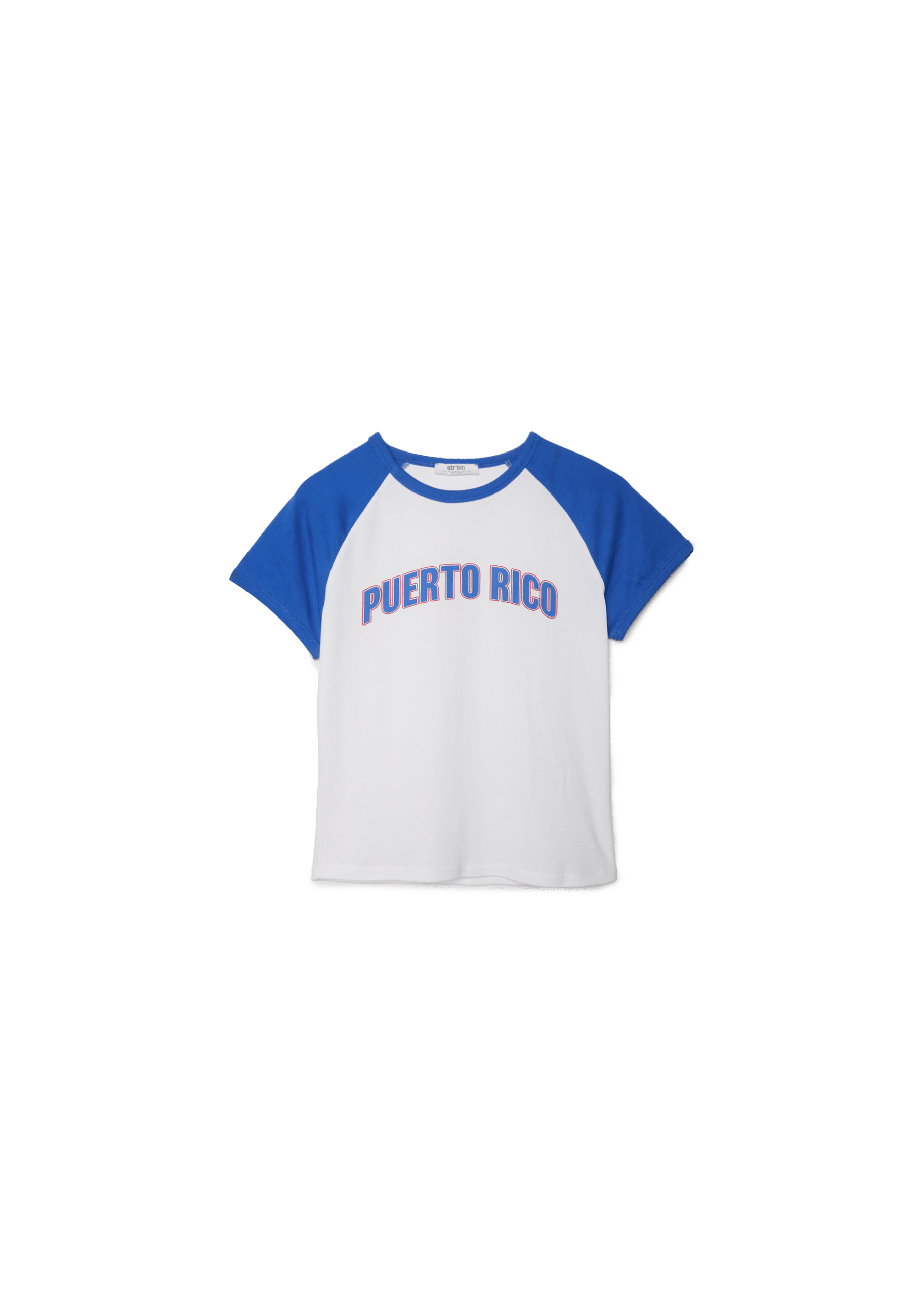 Printed short sleeve T-shirt — Ecru