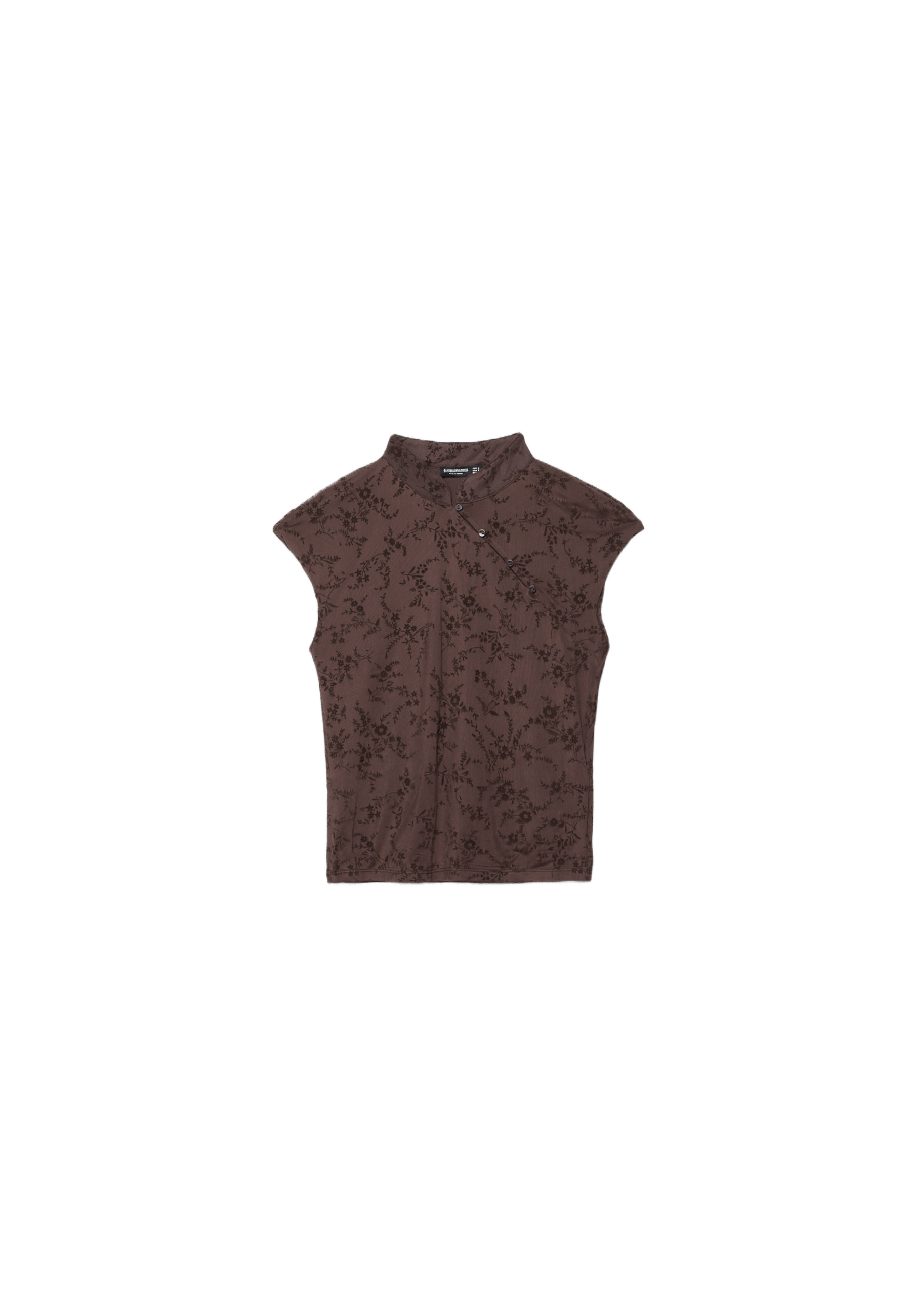 Kadife qipao tarzı t-shirt - Görsel 9