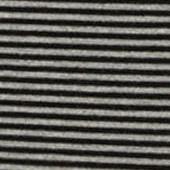 Striped asymmetric modal T-shirt