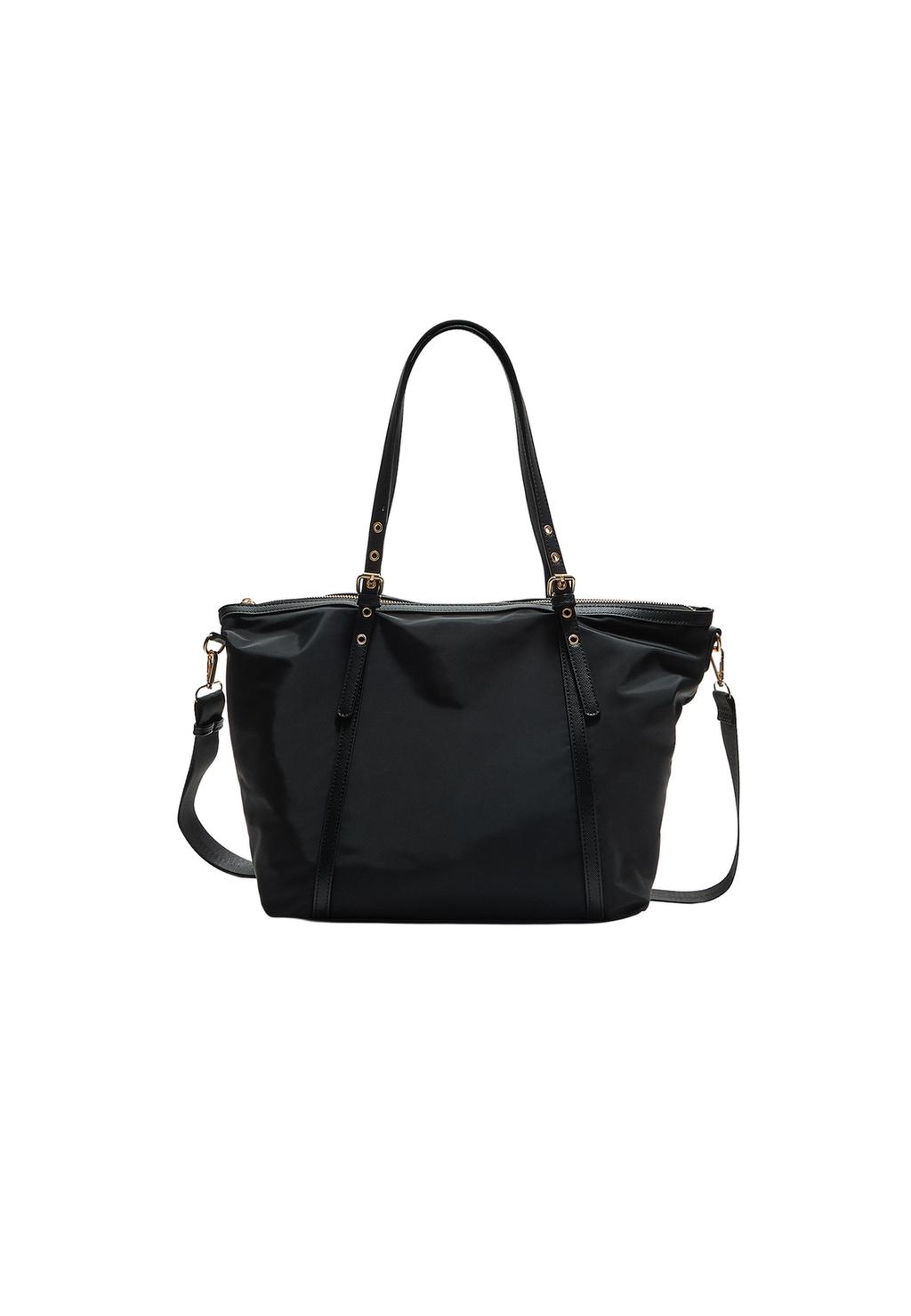 Contrast shopper bag
