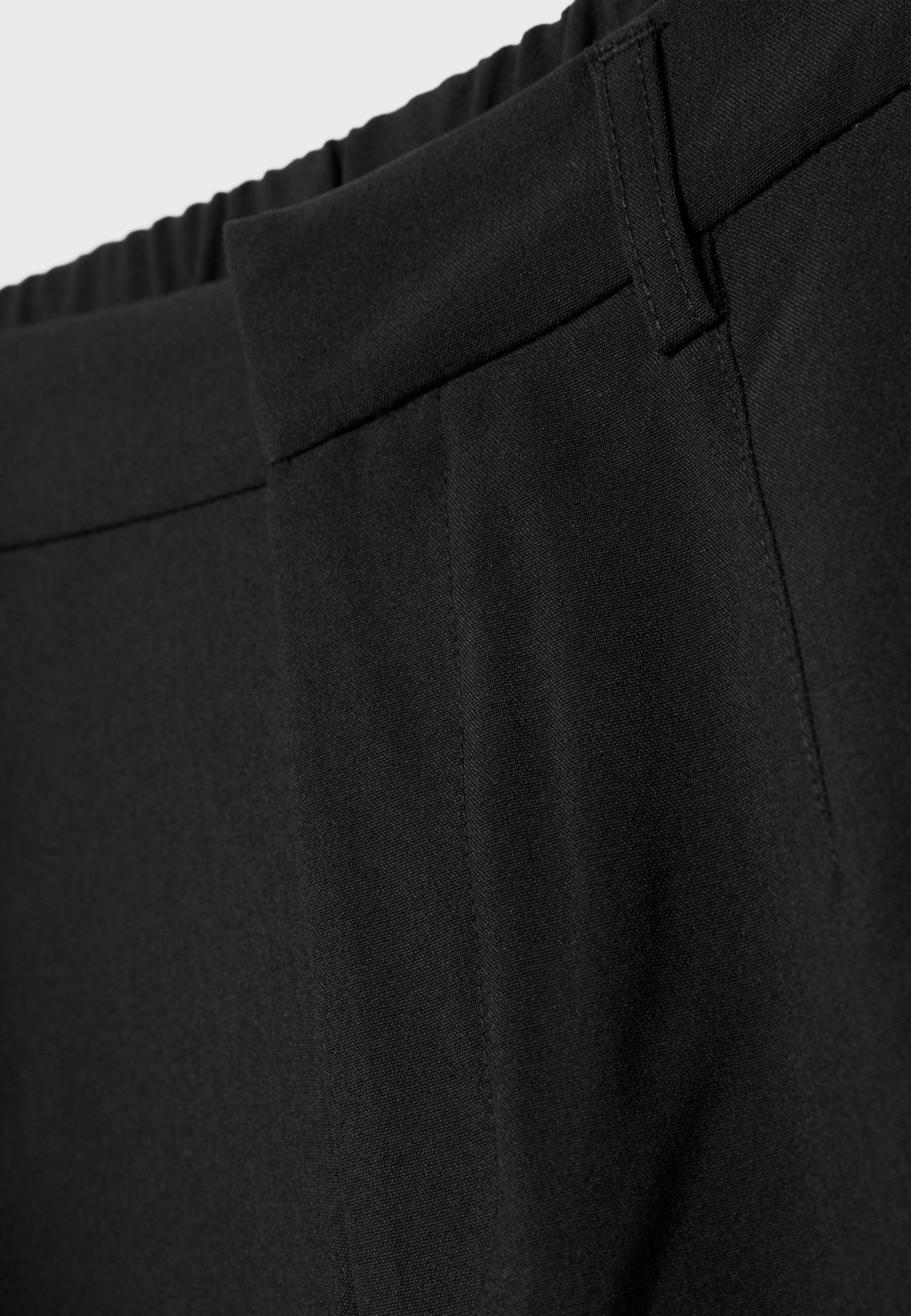 Balloon Dress Trousers — Black