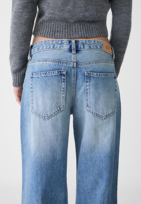 baggy jeans met lage taille