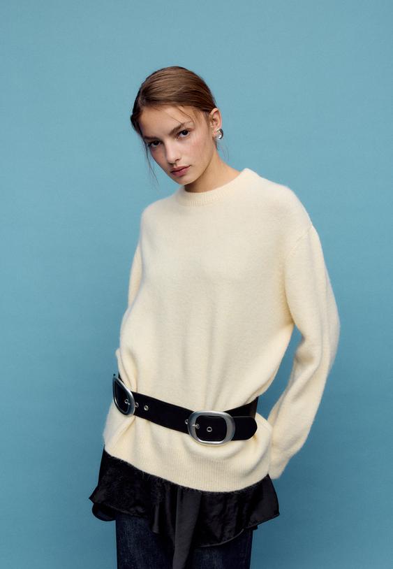 soft touch knitted jumper
